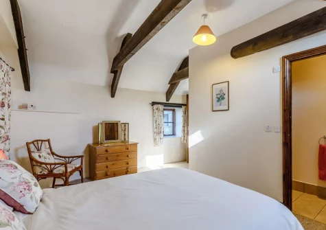 Bedroom #1 at The Rest Barn, Trewillis Farm, Coverack