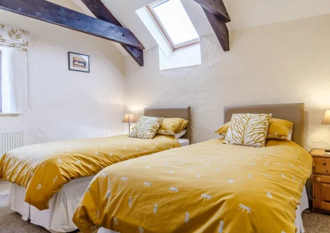 Bedroom #2 at The Rest Barn, Trewillis Farm, Coverack