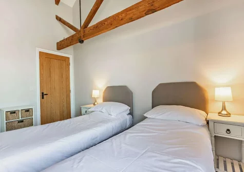 Bedroom #3 at The Root House, North Nethercleave Farm, Umberleigh