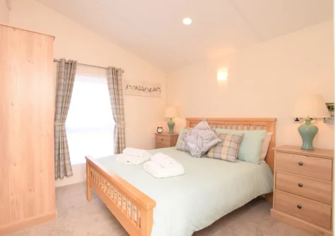 Bedroom #1 at The Rose Lodge, Fenny Bridges