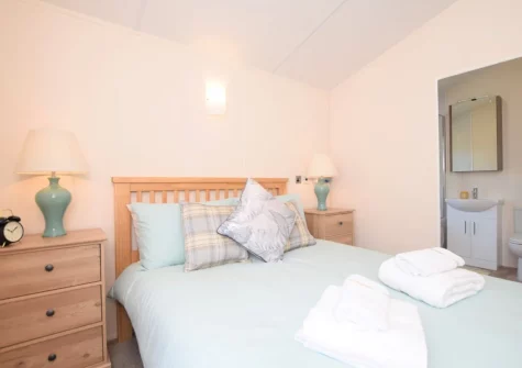 Bedroom #1 at The Rose Lodge, Fenny Bridges