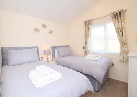 Bedroom #2 at The Rose Lodge, Fenny Bridges