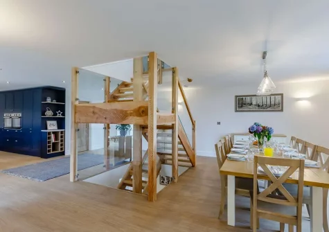 The dining area at The Roundhouse Mill, Brayford