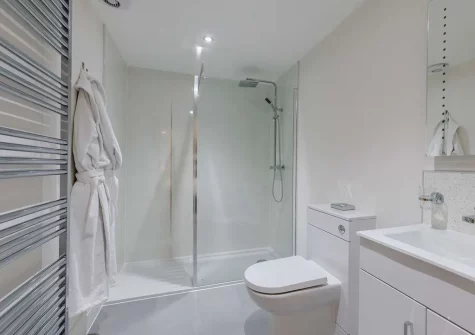 Bedroom #5 en-suite shower room at The Roundhouse Mill, Brayford