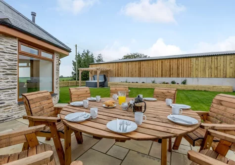 The patio & alfresco dining area at The Roundhouse Mill, Brayford