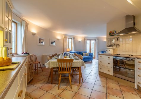 The kitchen at The Roundhouse, Roserrow, Polzeath