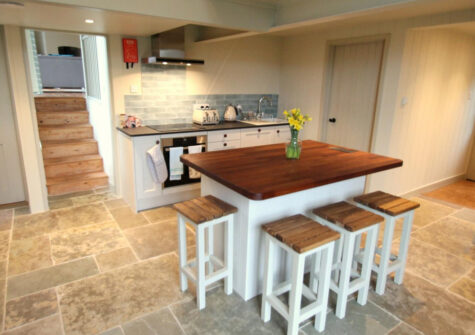 The kitchen at The Roundhouse, West Anstey