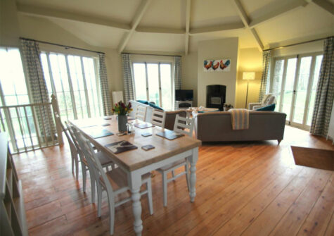 The dining area at The Roundhouse, West Anstey