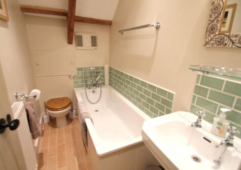 The bathroom at The Roundhouse, West Anstey