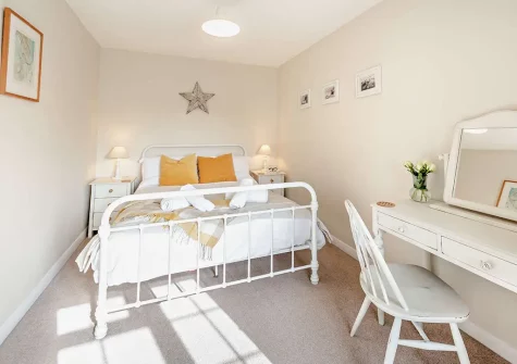 Bedroom #1 at The Salt House, Appledore
