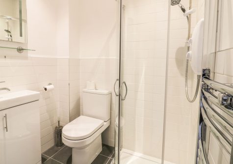 Bedroom #1 & #2 jack 'n jill en-suite at The Salt House, Newquay