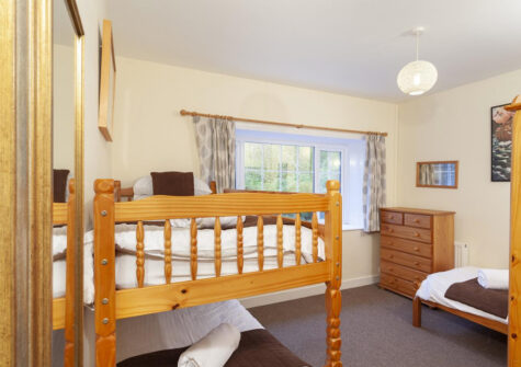 Bedroom #2 at The School House, Brendon