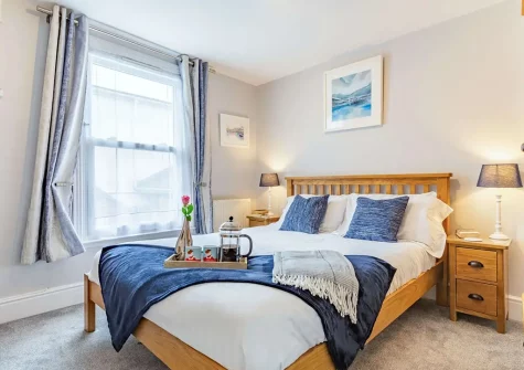 Bedroom #1 at The Sea Dog Retreat, Brixham