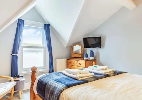 Bedroom #2 at The Sea Dog Retreat, Brixham