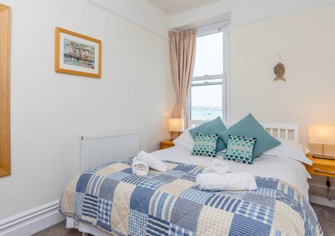 Bedroom #1 at The Seahorse, 1 Harbour Lights, Brixham