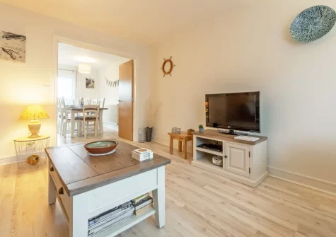 The living room at The Seahouse, Portreath