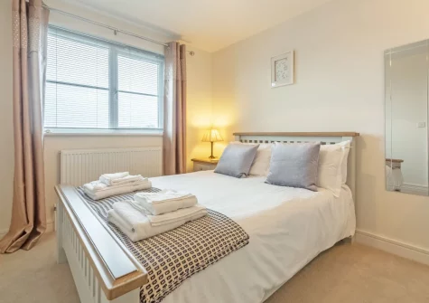 Bedroom #2 at The Seahouse, Portreath