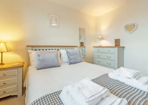 Bedroom #2 at The Seahouse, Portreath