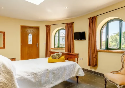 Bedroom #1 at The Secret Burrow, Abbotsham