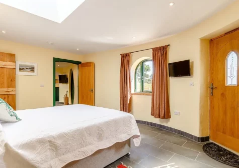 Bedroom #2 at The Secret Burrow, Abbotsham