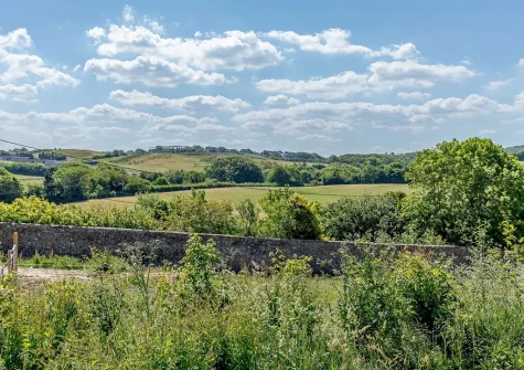 Enjoy far reaching countryside views from The Secret Burrow, Abbotsham