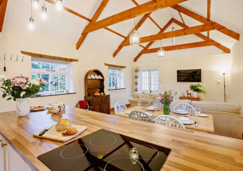 The kitchen at The Shippen at Upper Yeoland, Swimbridge