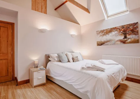 Bedroom #1 at The Shippen at Upper Yeoland, Swimbridge