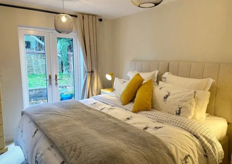 Bedroom #1 at The Shippon, Hembury Gate Farm, Sheepwash