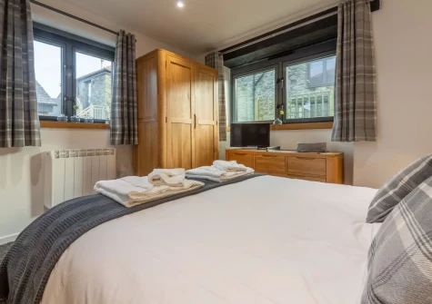 Bedroom #1 at The Shires at Presingoll Barns, St Agnes