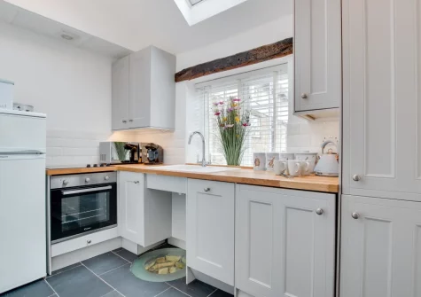 The kitchen at The Smithy, Croyde