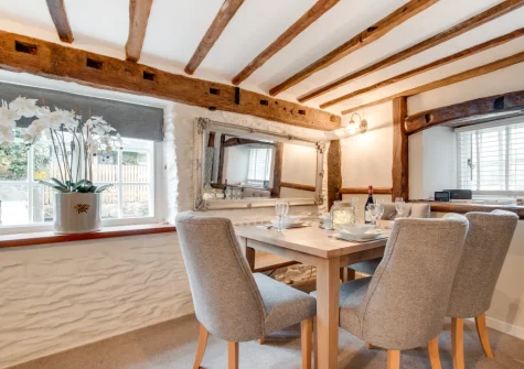 The dining area at The Smithy, Croyde