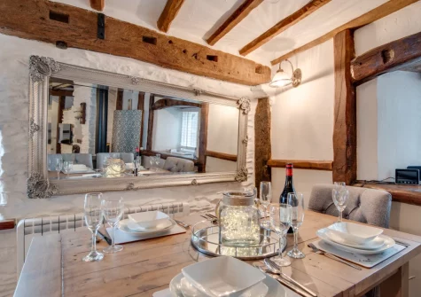 The dining area at The Smithy, Croyde
