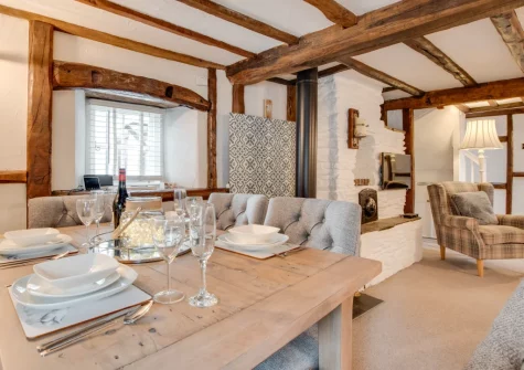 The dining area at The Smithy, Croyde