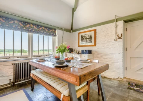 The dining area at The Smithy, Feock