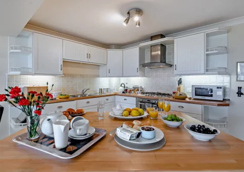 The kitchen at The Spinnakers, Newquay