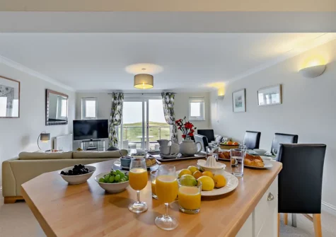 The kitchen at The Spinnakers, Newquay
