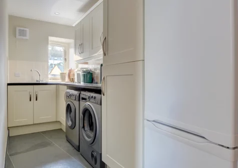 The utility room at The Stables, Lynton