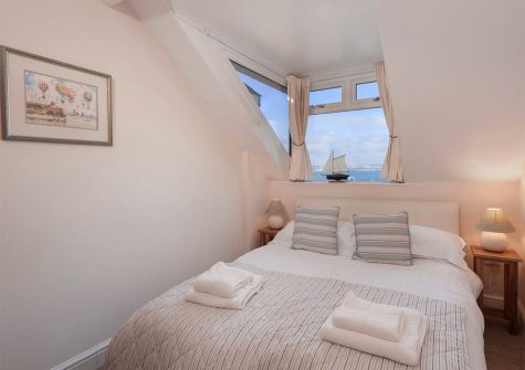 Bedroom #1 at The Starfish, 2 Harbour Lights, Brixham