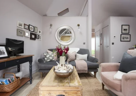 The living area at The Store Room, Mousehole