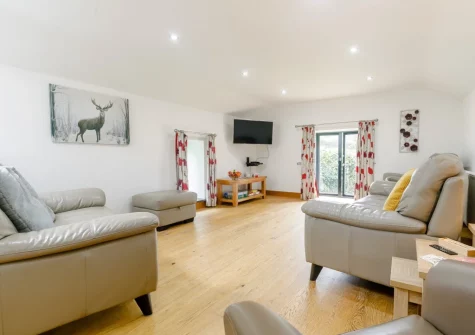 The living room at The Swallows Barn, Bray Shop