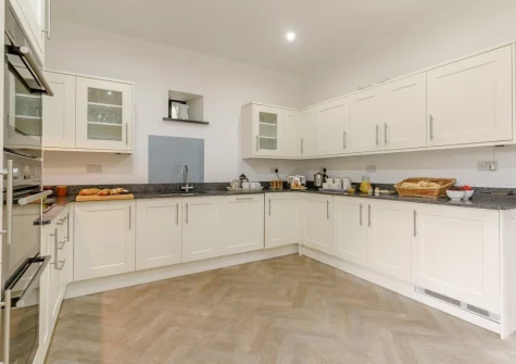 The kitchen at The Swallows Barn, Bray Shop