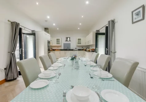 The dining area at The Swallows Barn, Bray Shop