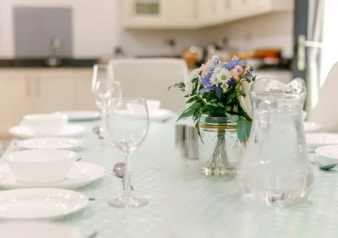 The dining area at The Swallows Barn, Bray Shop
