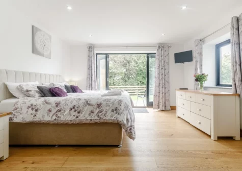 Bedroom #1 at The Swallows Barn, Bray Shop