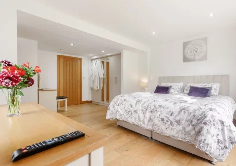 Bedroom #1 at The Swallows Barn, Bray Shop