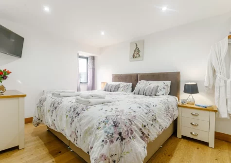 Bedroom #2 at The Swallows Barn, Bray Shop