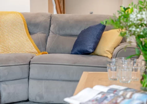 The living room at The Swallows Nest, Launceston