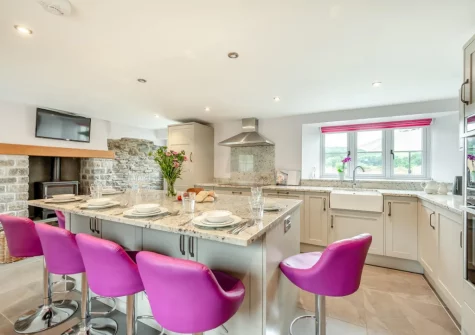 The kitchen & dining area at The Swallows Nest, Launceston