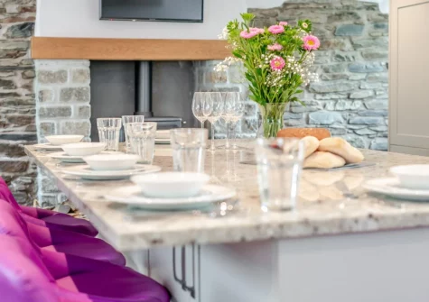 The dining area at The Swallows Nest, Launceston