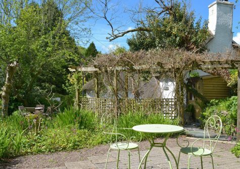 The garden at The Thatch Cottage, South Petherwin